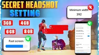 2GB-4GB-6GB-8GB Mobiles Headshot setting 🔥|| Free fire headshot setting tamil | Headshot sensitivity