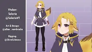 Vtuber: Seleria Live2D Model Showcase!