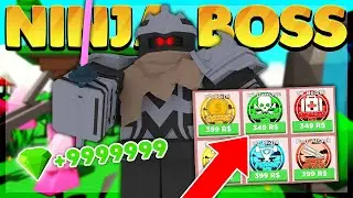 Can You Defeat The STRONGEST Boss??? (Roblox Ninja Training Simulator)