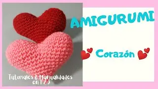 Corazón de San Valentín en AMIGURUMI Paso a Paso 💕