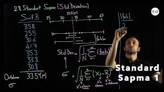 Standart Sapma (Standard Deviation) #DescriptiveStatistics