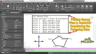 How to Plot Survey Plan Using Surveyor's Units in AutoCAD