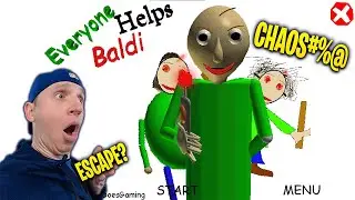 I Freed EVERYONE From BALDI'S MIND CONTROL - Everyone Helps Baldi