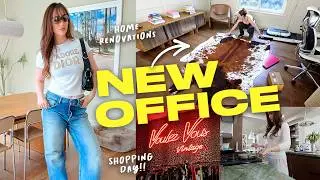 Organizing My NEW OFFICE + Vintage Shopping in LA 🏡🛍️