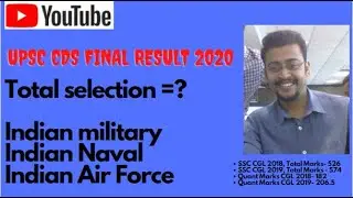 UPSC CDS Final Result 2020 Out | CDS RESULT 2021 |