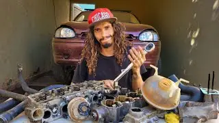 DISASSEMBLING A CAR ENGINE FOR THE FIRST TIME!