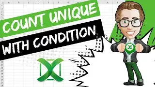Excel - How to Count Unique Values with condition | Excel Tips 108