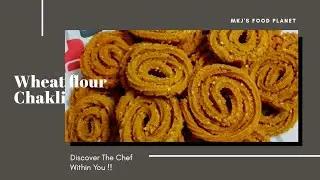 Wheat Flour Chakli without Moan | Aate ki chakli | Chakri with steamed wheat flour, Evening Snack