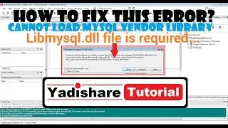 How To Fix Error Cannot Load MySQL Vendor Library In Delphi XE