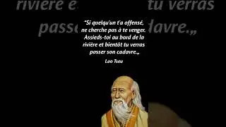 Lao Tseu : Citations sur le Sens de la Vie. #shorts #citation #LaoTseu