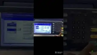Como sacar el test de colores en una toshiba 3055C