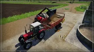 Farming Simulator 19 (CoursePlay+AutoDrive) Удобрение поля Навозом.