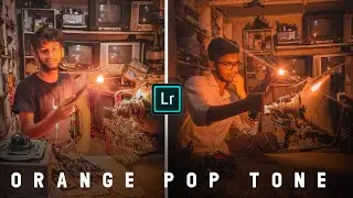 Orange Pop Lightroom Preset Editing | How to Edit Lightroom Presets
