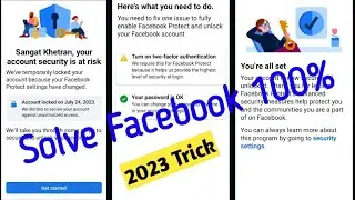 how to solve facebook your account security is at risk | Turn  on two factor authentication fb solve