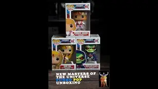 NEW MASTERS OF THE UNIVERSE FUNKO POP UNBOXING