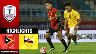 🇹🇱 TIMOR-LESTE 0-0 BRUNEI DS 🇧🇳 | #MITSUBISHIELECTRICCUP 2024 QUALIFICATION ROUND