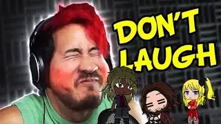 The InVinity Cast reacts to Markipier’s Try Not To Laugh Challenge (Gacha Club)