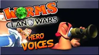 All Hero Voice Clips • Worms Clan Wars • All Voice Lines • Funny