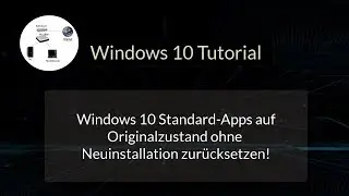 Reset Windows 10 Default Apps to Original State Without Reinstalling! Repair Win Apps!