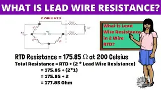 What is Lead Resistance in RTD | 2 Wire Resistance Temperature Detector(RTD PT100)