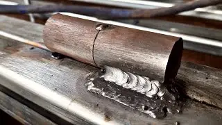 Welding hinges on door gate with various techniques | how to install hinges on metal door frame