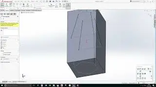 How to use loft cut feature in Solidworks.