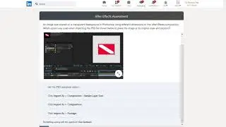 LinkedIn After Effects Assessment Test