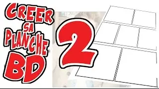 CREER UNE PLANCHE SUR PHOTOSHOP ( BD ou MANGA )