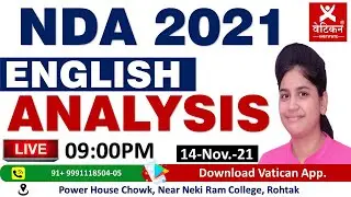 15 Nov. 2021 || NDA ENGLISH PAPER SOLUTION 2021 || NDA ENGLISH COMPLETE PAPER SOLUTION 2021