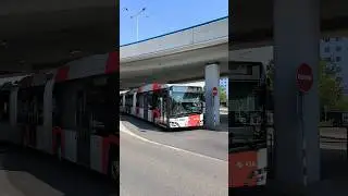 PRAGUE | Trolleybus 🚎 at the airport - 4K #trolleybus