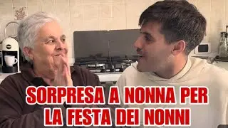 SORPRESA A NONNA PER LA FESTA DEI NONNI 🎁