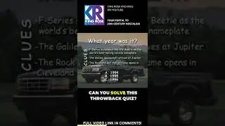 Can you solve this Ford Truck Throwback Quiz? #vintage