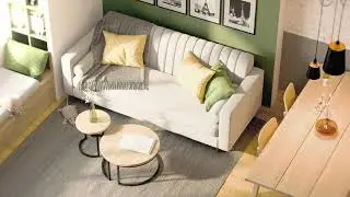 Living dining - Vray, 3dsmax, aftereffects, zbrush.