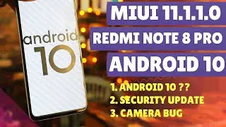 Miui 11.1.1.0 Global Stable Update || Redmi Note 8 Pro || Redmi Note 8 Pro Android 10 !