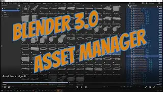 Blender 3.0 Asset Manager