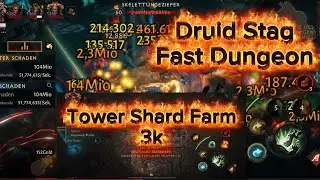 Diablo Immortal 🦌 Druid Stag – Fast Dungeon & Tower Shard Farm (3K+)