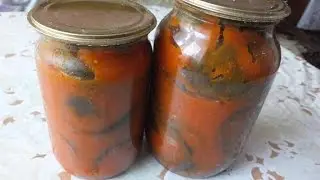 EGGPLANT SPICY PREPARATIONS FOR WINTER CANNING RECIPE