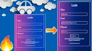 Amazing Login Form Use To Only HTML & CSS  | Responsive Login Form