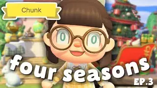 I Decorated All FOUR Seasons on ONE Animal Crossing New Horizons Island!
