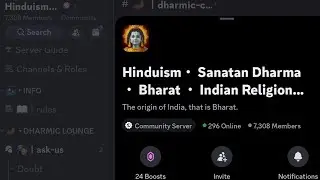 Basics of Hinduism collated in Discord's Oldest Sanatana Server