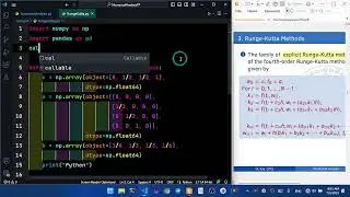 Numerical Analysis :: Runge Kutta of Order 4 for System of  IVPs ( Python 3 ) 2023 07 05 07 51 55