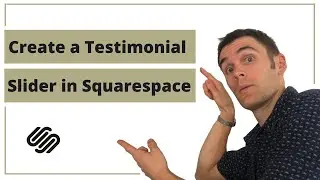 How to add testimonial slider to Squarespace website | Using flickity carousel