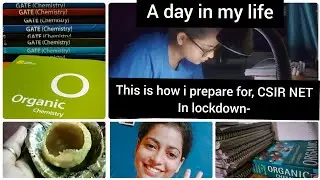 |How i prepare for "CSIR NET" in lockdown|| 8- hrs Study|