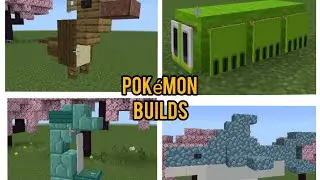 5 Pokémon build hack's in Minecraft | Minecraft gaming FF BULID∆