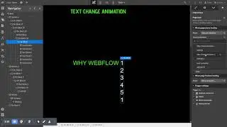 Text Change Animation | WEBFLOW