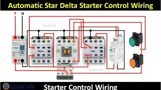 Star Delta Starter Control wiring l Automatic Star delta starter l 