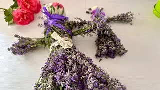 Майстер-клас лялька з квітів лаванди