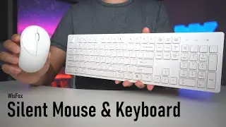 The Silent Mouse and Keyboard - Full-Size Wireless Combo