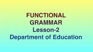 What is Functional Grammar?, Functional  vs Formal Grammar, Grammatics, Semiotics (Lecture-2)