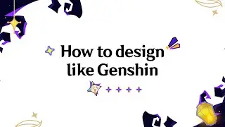 How to design a beautiful button like Genshin Impact - Workshop 01 